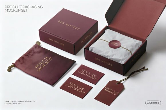 Download Product Packaging Mockup Set - Premium Bundle